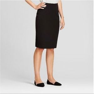 A New Day black knee length pencil skirt